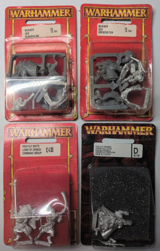 Warhammer hochelfen blister - hochelfen, 4x